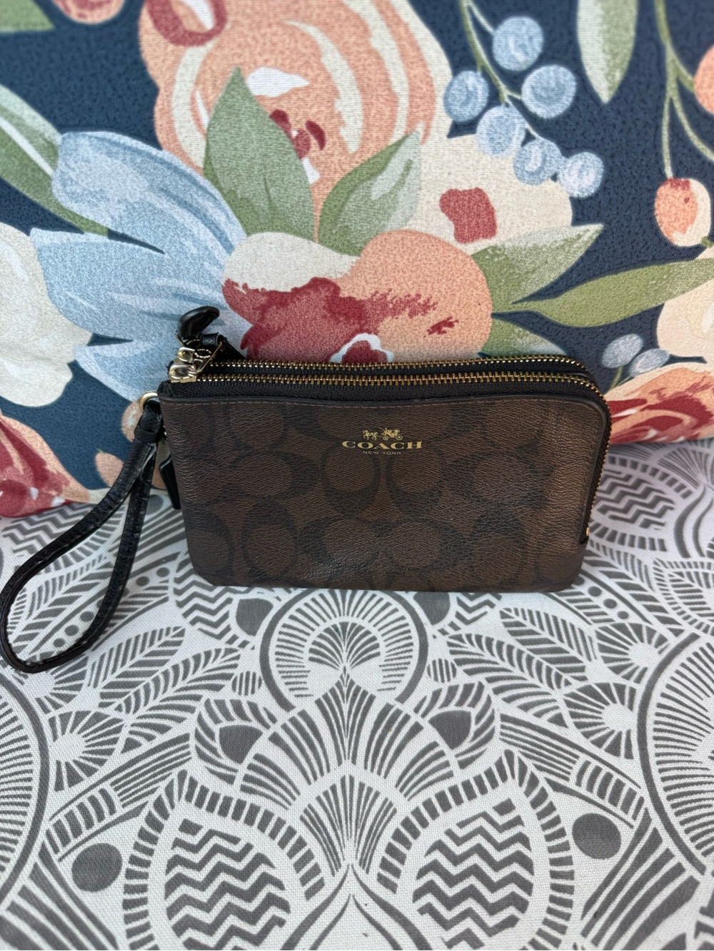 Coach wristlet bag